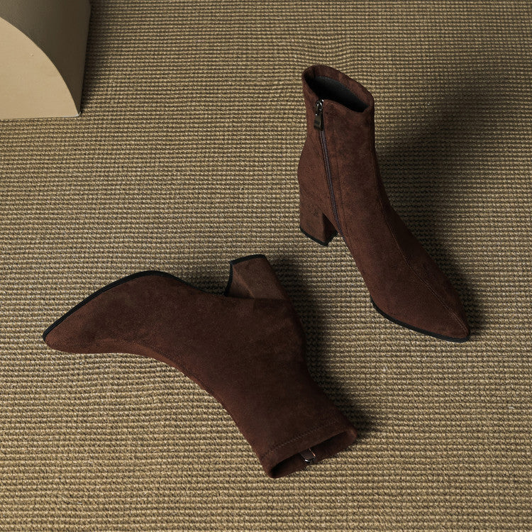 Siena Suede Ankle Boots