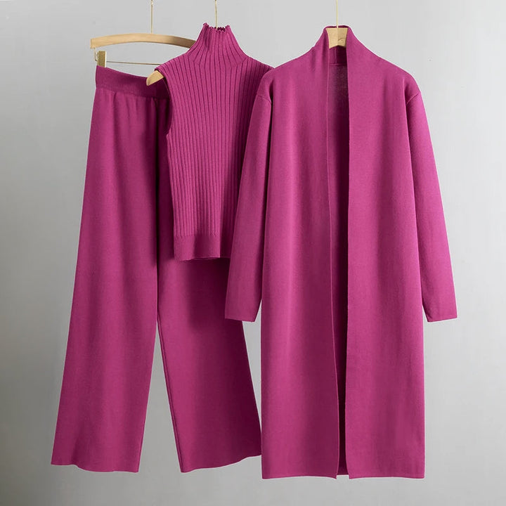 Elara Textured Knit Set