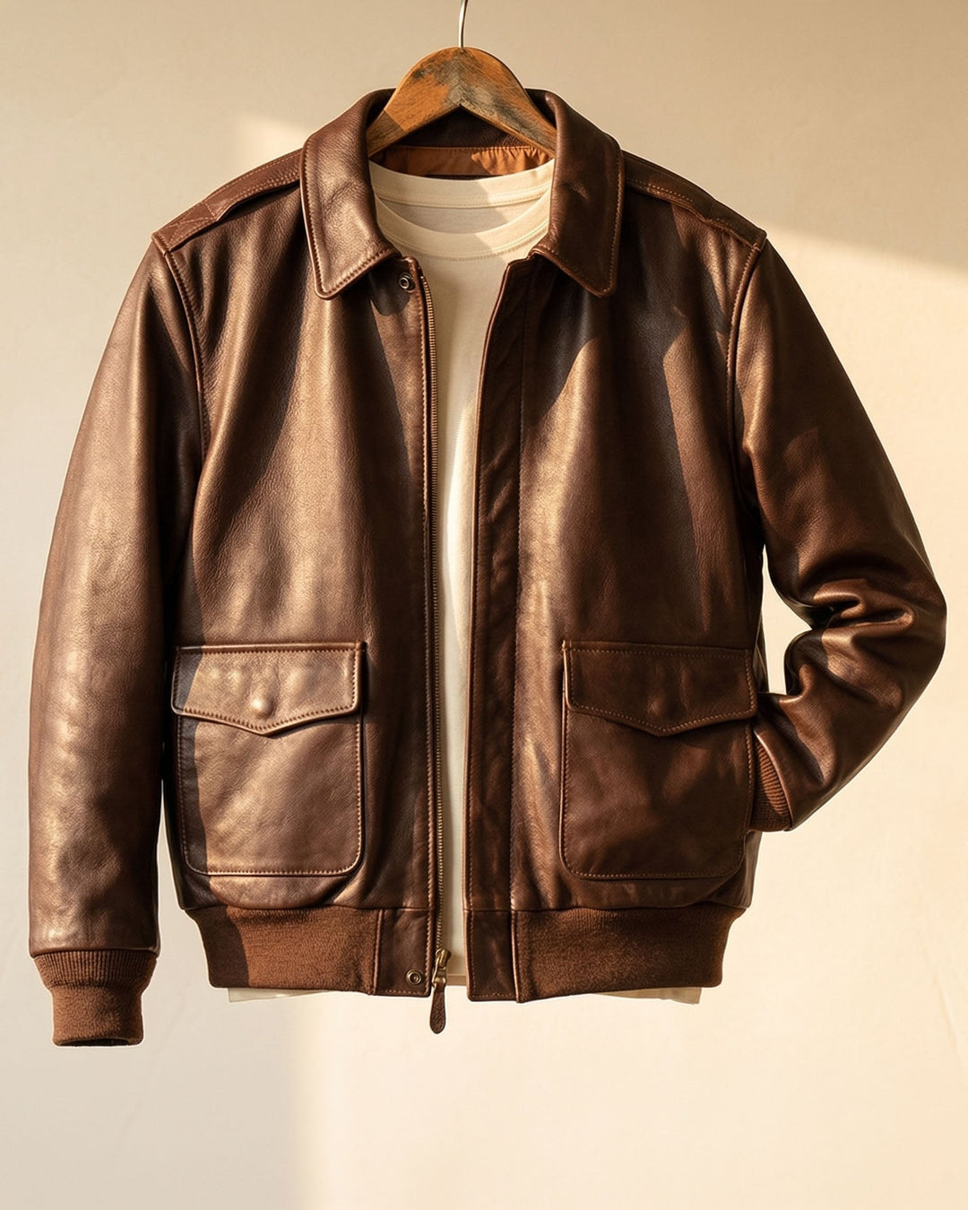 Hudson Aviator Leather Jacket