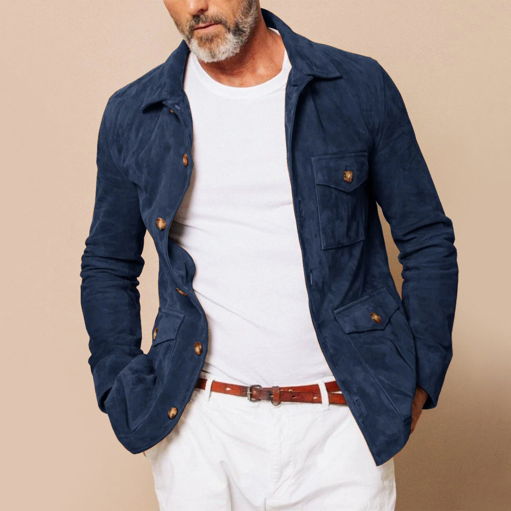Velour Suede Jacket