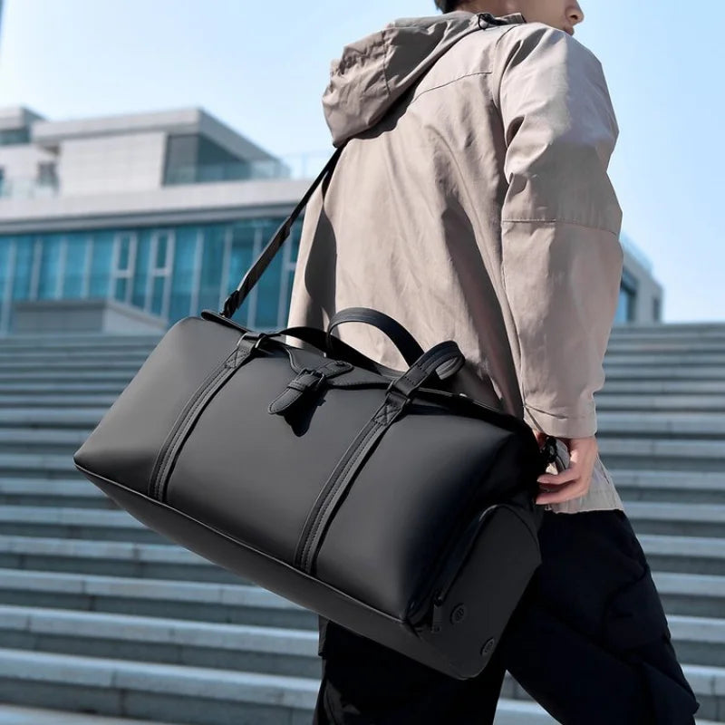 Milan Leather Weekender