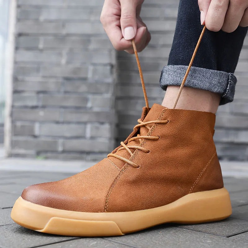 Paolo Leather Chukka Boots