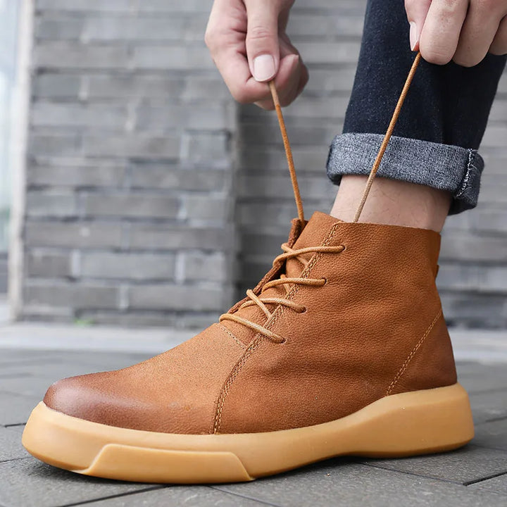 Paolo Leather Chukka Boots