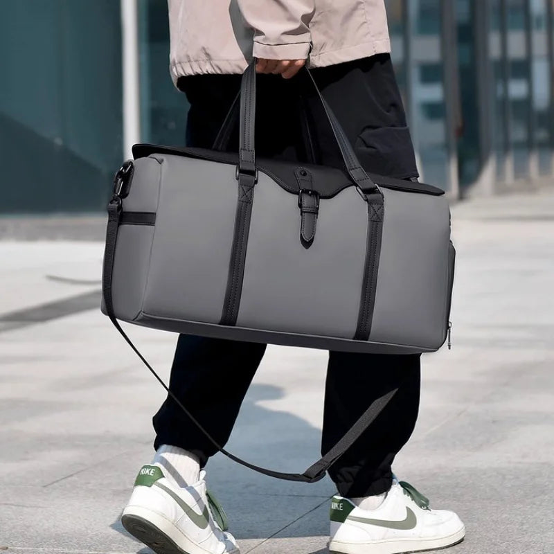 Milan Leather Weekender