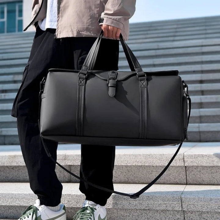 Milan Leather Weekender