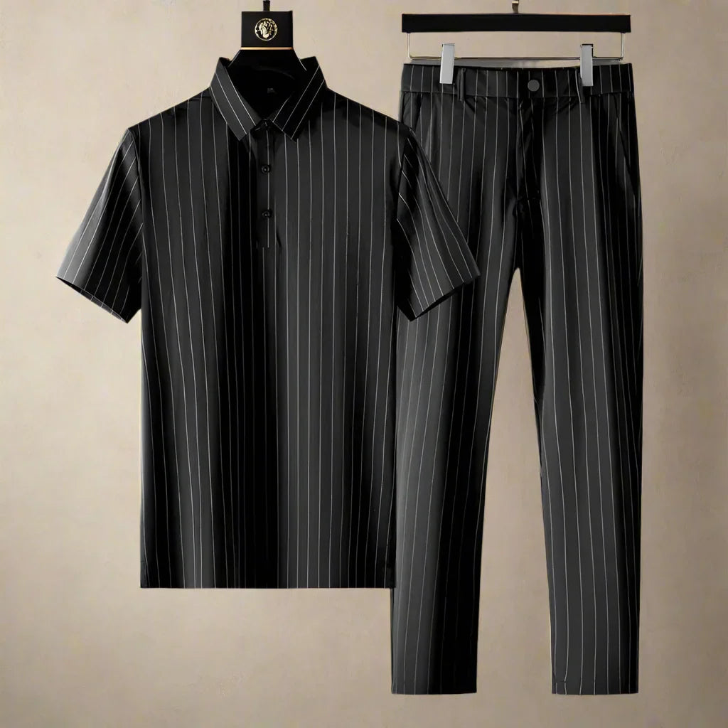 Massimo Pinstripe Set