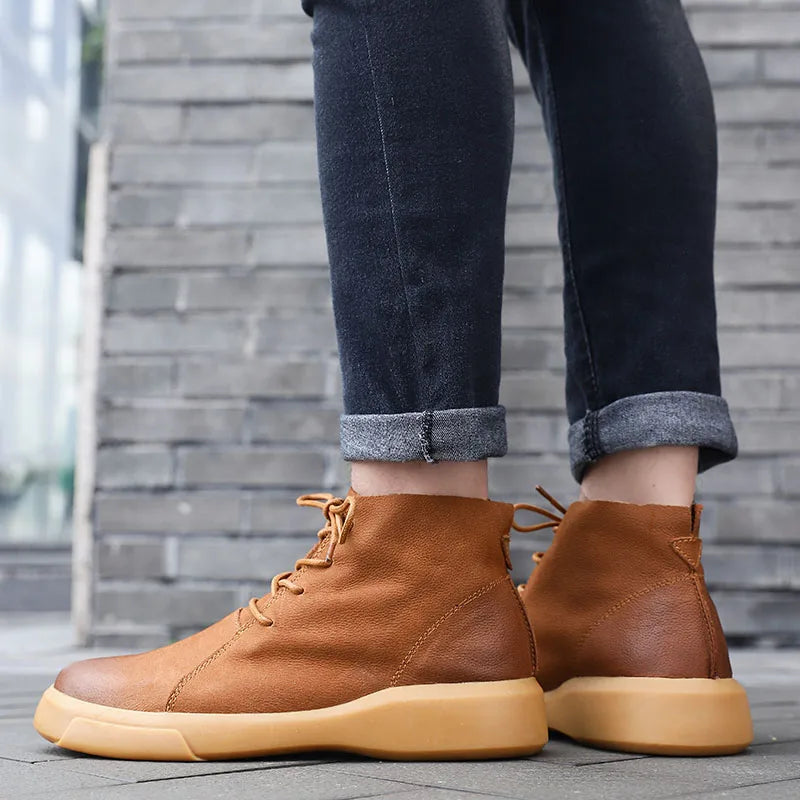 Paolo Leather Chukka Boots