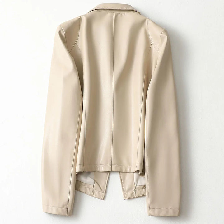 Verona Lambskin Leather Blazer