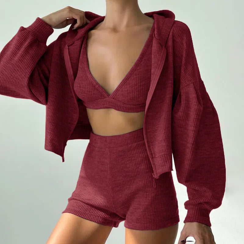 Ridge Knit Lounge Set