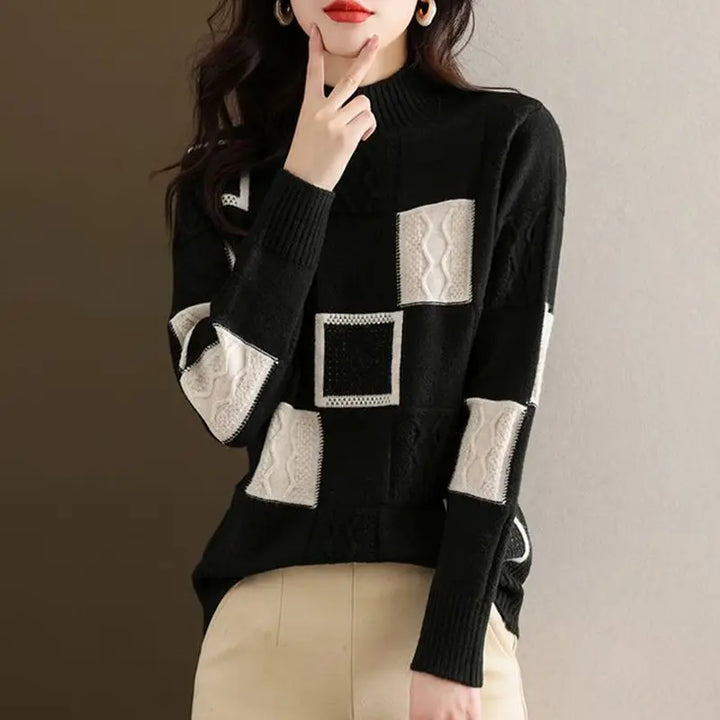 Mélange Knit Sweater