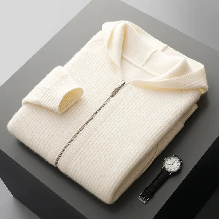 Brera Cashmere Zip Hoodie