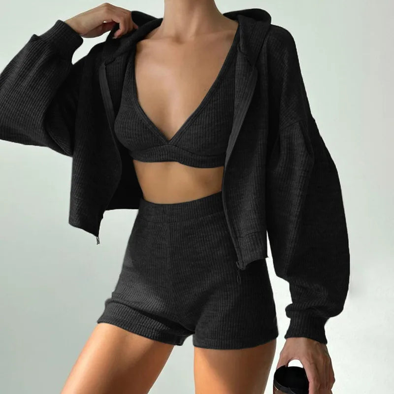 Ridge Knit Lounge Set