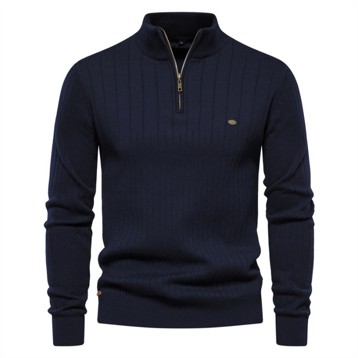 Onyx Zipped Sweater