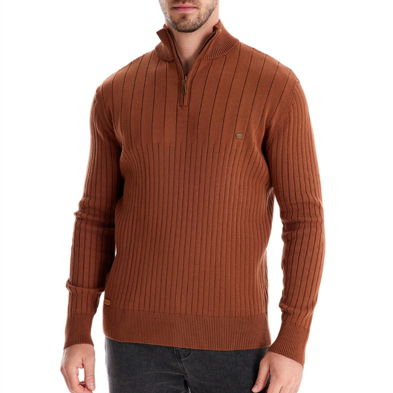 Onyx Zipped Sweater