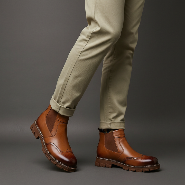 Firenze Leather Chelsea Boots