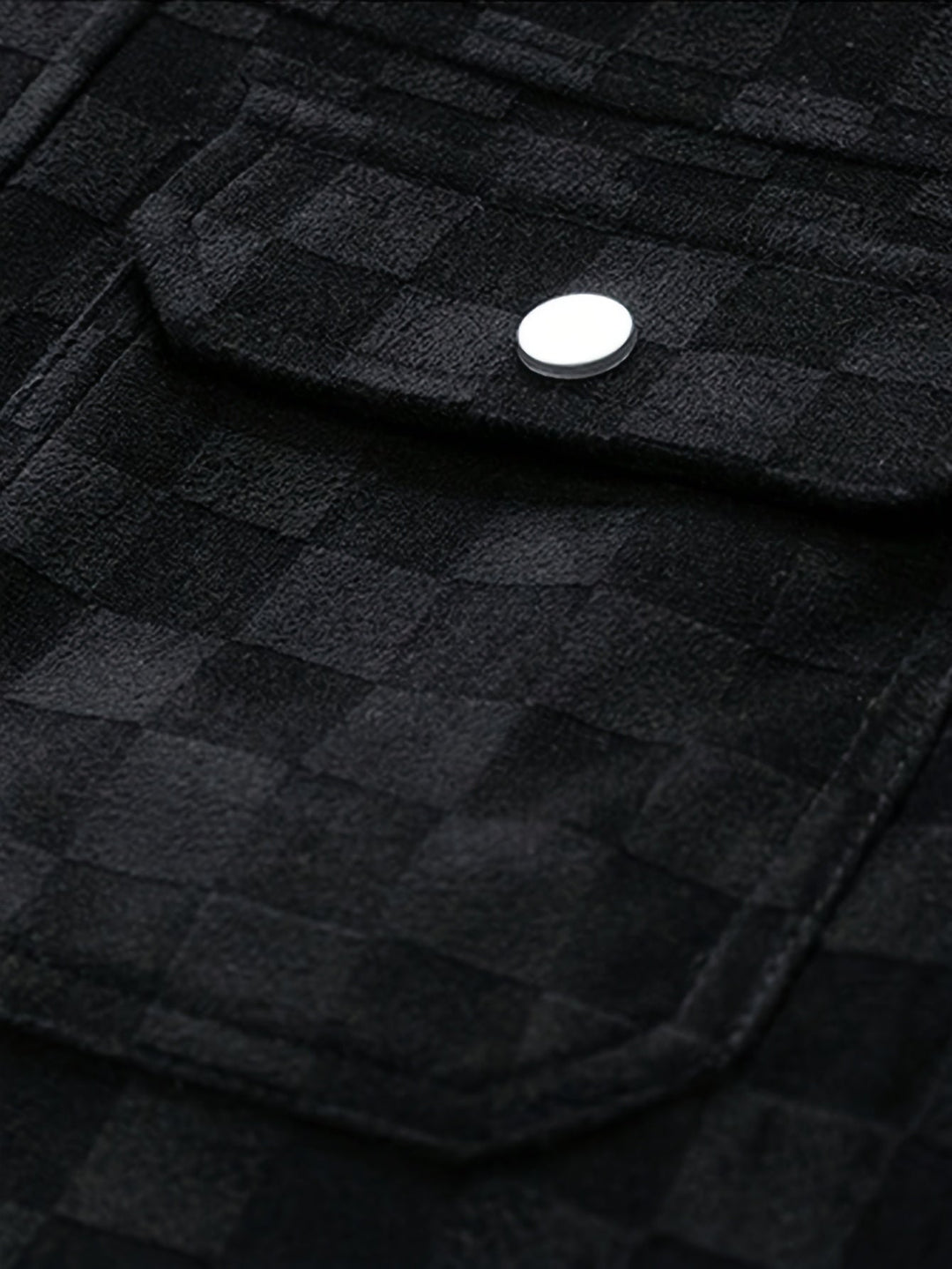 Antwerp Checkered Suede Jacket