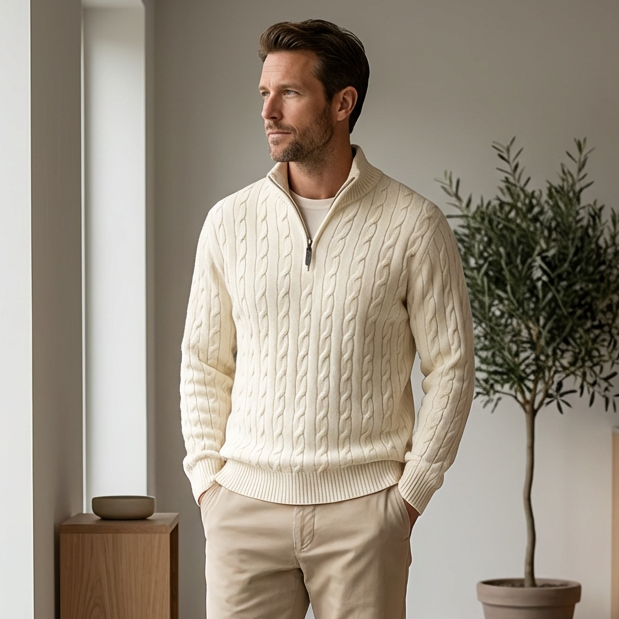 Laurent Half-Zip Sweater